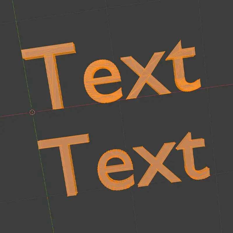 Text to Mesh: Corregir malla rápidamente